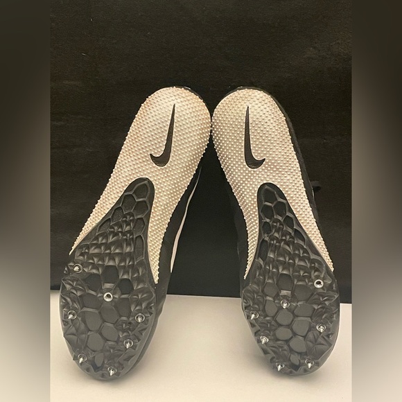 Nike Zoom, Rival S MEN’S racing shoe black and white with spikes size 10 - Picture 9 of 9
